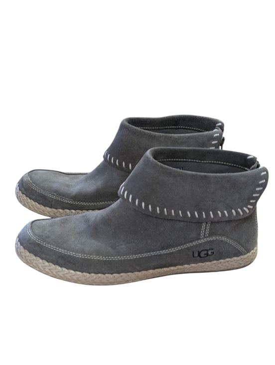 UGG Shoes - UGG Varney Gray Suede Ankle Boot Size 9